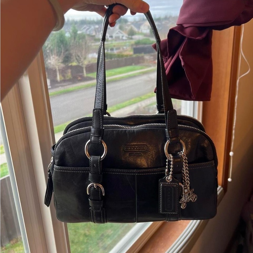 ISO Coach Black Bonnie Satchel